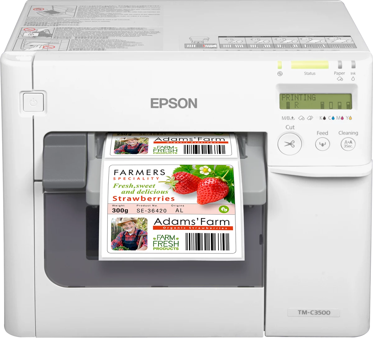 Epson ColorWorks CW-C3500 (TM-C3500) — Impressora de etiquetas a cores de secretária