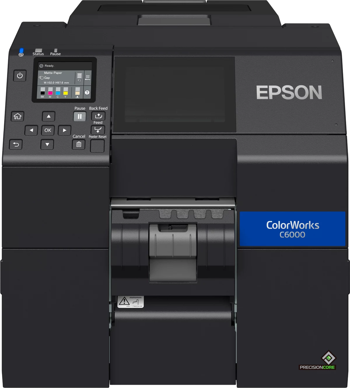 Epson ColorWorks CW-C6000Pe — Impressora industrial de etiquetas a cores com descolador