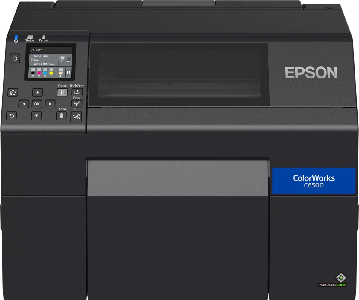 Epson ColorWorks CW-C6500Ae — Impressora industrial de etiquetas a cores